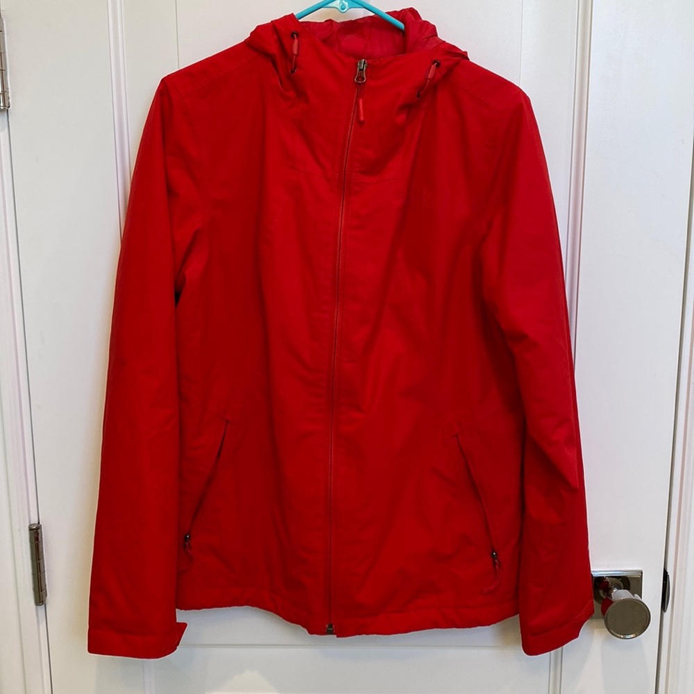 NorthFaceRed Rain Jacket